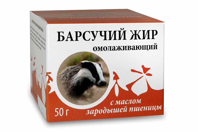 «Барсучий жир» с маслом зародышей пшеницы омолаживающий (50 мл)