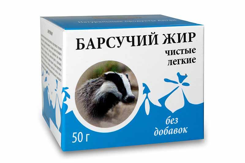 «Барсучий жир» чистые легкие (50 мл)
